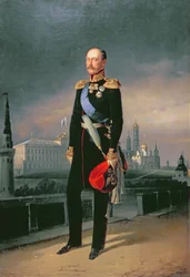 Portret cesarza Aleksandra II (1818-81), 1856